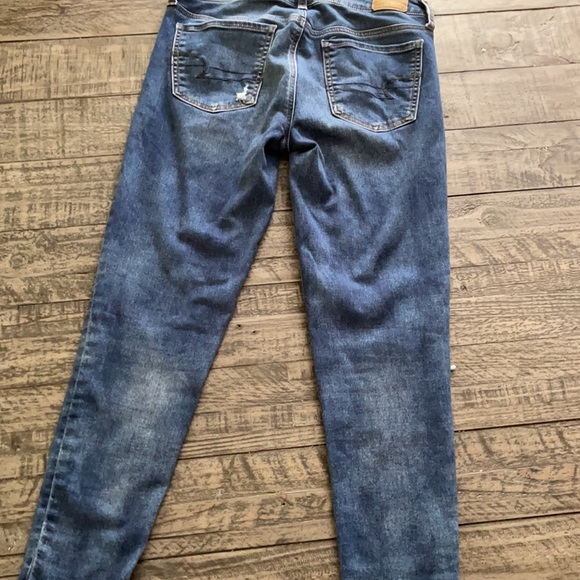 🍑NWOT American Eagle Patched Super Stretch Jgng - Picture 5 of 9